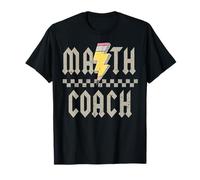 Math Coach Leopard Appreciation Funny For Women For Work T-Shirt