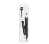 Math Compass - Pencil Compass | with Unbreakable Storage Box, Pencil Holder, Stainless Steel Circular Compass, Drawing Tools for Geometry, Extra Lead