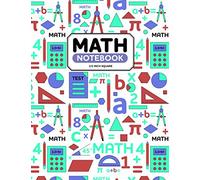 MATH Composition Notebook: Grid Paper Notebook, Quad Ruled, 1/2 inch square 112 Sheets (Large, 8.5 x 11) (Graph Paper Notebook Series) (MATH Composition Notebooks)