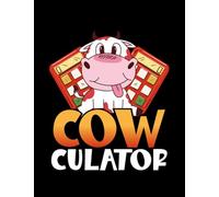Math Cowculator Chemistry Physics Lined Notebook, Journal: 8.5x11 Inches