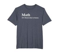 Math Definition Parody Mathematical Funny T-Shirt, Men's Big and Tall, Heather Blue, 2X Tall