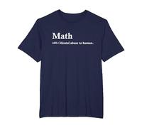 Math Definition Parody Mathematical Funny T-Shirt, Men's Big and Tall, Navy Blue, 5X Tall