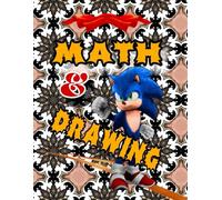 Math & Drawing Notebook for Kids | Large 8.5 x 11 Inch | 130 Pages | Dual Purpose Graph & Blank Pages for School, Homework, Sketching, and Creative ... Notebook with Graph Paper & Drawing Space