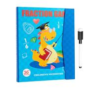 Math Educational Set Fraction Tiles & Fraction Circles Manipulatives Puzzle Game for School Teaching Tools for Kids