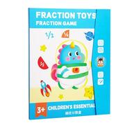 Math Educational Tool Fraction Tiles & Fraction Circles Manipulatives Puzzle Game For Student Preschooler Teaching Tools For Kids
