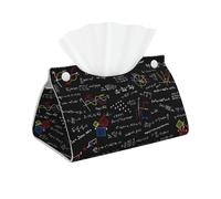 Math Equation Math Formulas, Tissue Box Cover with Closure Reusable Decorative for Bathroom Living Room Bedroom Office Car