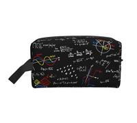 Math Equation Math FormulasMakeup Trave Bag for Women,Cosmetic Large Capacity Organizer