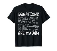 Math Equations are My Jam Algebra Geometry Graphs T-Shirt