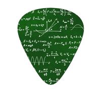 Math Equations Formulas,12 Pcs Guitar Pick,3 Different Thickness Plectrums for Acoustic Guitar Bass Ukulele (0.46mm 0.96mm 0.71mm)