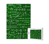Math Equations Formulas,300 Pieces Wooden Jigsaw Family Game Jigsaw Puzzles for Adults Teens