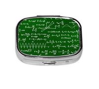 Math Equations Formulas,Meta Pill Box 2 Compartment Medicine Case,Portable Organizer,Rectangle Meta Portable Organizer Pill Box 445 Compartment Medicine Case