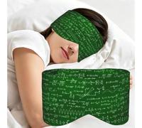 Math Equations Formulas, Sleep Mask for Home Travel, Full Eye Covers Light Blocking Eye Mask Sleep Eye and Ear Muffs