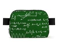 Math Equations Formulas, Square Waist Bag Travel Bum Bag Casual Chest Bag Fanny Pack for Men Women
