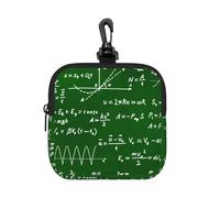 Math Equations Formulas, Square Zipper Storage Bag, Neoprene Coin Purse, Small Wallets, Change Pouch, Change Purse