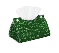 Math Equations Formulas, Tissue Box Cover with Closure Reusable Decorative for Bathroom Living Room Bedroom Office Car