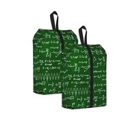 Math Equations Formulas, Travel Shoe Bags 2 Pack, Waterproof Shoe Storage Bags, Shoe Organizer for Travel and Home