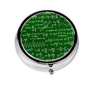 Math Equations FormulasMeta Pill Box 3 Compartment Medicine Case,Portable Organizer