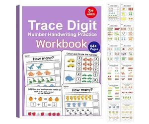 Math Exercise Book for Children - Exercises With Addition And Subtraction For Children 3 To 8 Years | Bright Color Illustrations And Easy To Understand Arithmetic Skills |