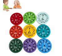 Math Fact Fidget Spinners, Math Fidget Spinners, Number Sensory Spinner Fidget Toy, Fidget Learning Game Toy, Math Games, Learning & Education Toys, Autism Toys (Add or subtract 9 items)