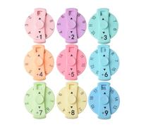 Math Facts Fidget, Fingertip Gyro Spinner, 2.56x2.17 Inches Careful Craftsmanship, Division and Multiplication Learning Toy, Portable Educational Game for School, Work, Travel, Home Use
