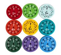 Math Facts Fidget Toys Fingertip Rotating Toy 5.5cm Plastic Number Game Teaching Aid - Interactive Learning, Stress Relief, Ideal for Students and Adults (Addition and Subtraction)