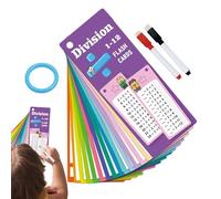 Math Facts Flash Cards, Math Cards, 15 Multimath Flash Cards for Learning, Multiplication Division Flash Cards, Math Practice Tool