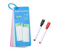 Math Facts Flashcards Reusable Learning Flashcards For Write And Wipe Interactive Multiplication Division Math Learning