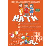 Math - first step to numbers world: Educational book for kids - workbook with activities,games , and more