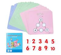 Math Flash Cards Colorful Portable Safe Reusable Interactive