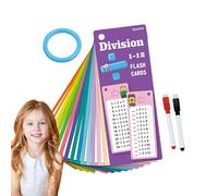 Math Flash Cards - Educational Counting Dector, Arithmetic Study Pack | Interactive Learning Tool Set, Colorful Number Practice Kit, Classroom Resource for Learning