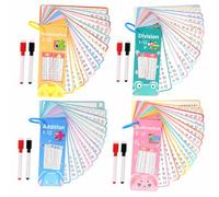 Math Flash Cards for Kids, Addition Subtraction Multiplication Division Cards