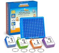 Math Flash Cards for Kids Ages 4+ - Addition, Subtraction, Multiplication & Division Learning Game - Educational Toy for Early Math Skills, Homeschool & Classroom Use