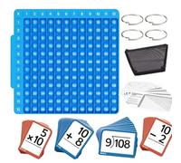 Math Flash Cards,Interactive Math Practice Kit For Kids With Board,Interactive Maths Games For Addition, Subtraction, Multiplication & Division (1pcs, One Size)