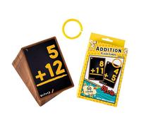 Math for Kids - Learn Addition Subtraction Multiplications Divisions | Easy to Read Interactive Education Cards for Elementary School | Parents, Teachers, Kindergarten, 5