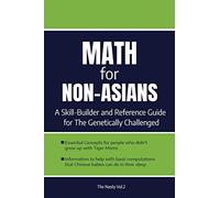 Math For Non-Asians. A Skill-Builder Reference Guide for The Genetically Challenged: 110-page blank lined journal (Funny Fake Book Covers by The Nasty)