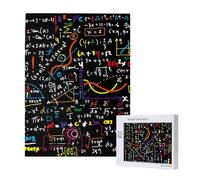 Math Formula,500 Pieces Wooden Jigsaw Family Game Jigsaw Puzzles for Adults Teens