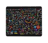 Math Formula Large Extended Mouse Pad with Lock Edge & Non-Slip Base, Thick Durable Desk Mat for Work