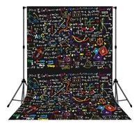 Math Formula Lightweight Photo Backdrop Soft Background For Indoor Shooting, Party & Live Streaming - 5x7ft