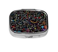 Math Formula,Meta Pill Box 2 Compartment Medicine Case,Portable Organizer,Rectangle Meta Portable Organizer Pill Box 439 Compartment Medicine Case