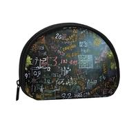 Math Formula Minis Storage Bag Shell Wallet Small Coin Purse with Minis with Zipper Change Purse for Coin Keys You Can Also Store Any Small Objects You Want