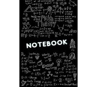 Math Formula Notebook: Black cover with Mathematical Formulas, lined journal, 120 pages, 6x9 inches, perfect for students, teachers, and math lovers