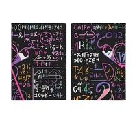 Math Formula Passport Holder Personalized Passport Wallet for Women Men Travel Document Organizer Holder