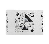 Math Formula Pattern Wooden Puzzle,1000 Pieces 29.5x19.7in Inches,Suitable For Teenagers Adult Or Children.