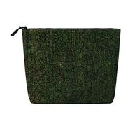 Math Formula Print Fake Hemp Makeup Bag â€“ Travel Toiletry Pouch for Women, Daily Storage, Business Trips, and More