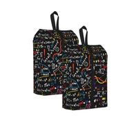 Math Formula Print Men Women Travel Shoe Storage Bag Organizer Pouch for Gym Camping Daily Use