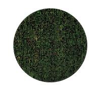 Math Formula Print Premium-Textured Mouse Mat Waterproof Non-Slip Rubber Base Round Mousepad For Office Gaming Laptop