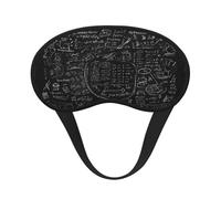 Math Formula Print Sleep Eye Mask Light Blocking Soft and Comfortable Night Eye Blinder for Women Men for Sleeping Travel Night Shift