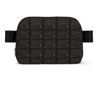 Math Formula Print Square Waist Bag Fashion Pack Waterproof Bumbag Travel Casual Summer Gift