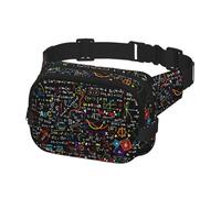 Math Formula Print Waist Bag Fanny Packs for Men&Women with Adjustable Belt for Outdoors Workout