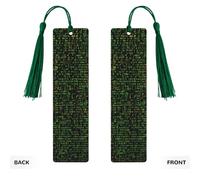 Math Formula Print Wooden Bookmarks Beautiful Notebook Accessories for Men Women Book Lovers
